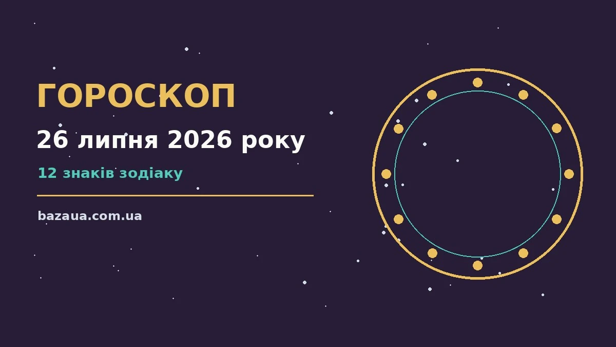 Гороскоп на 26 липня 2026 року: головні підказки дня для планів і важливих справ