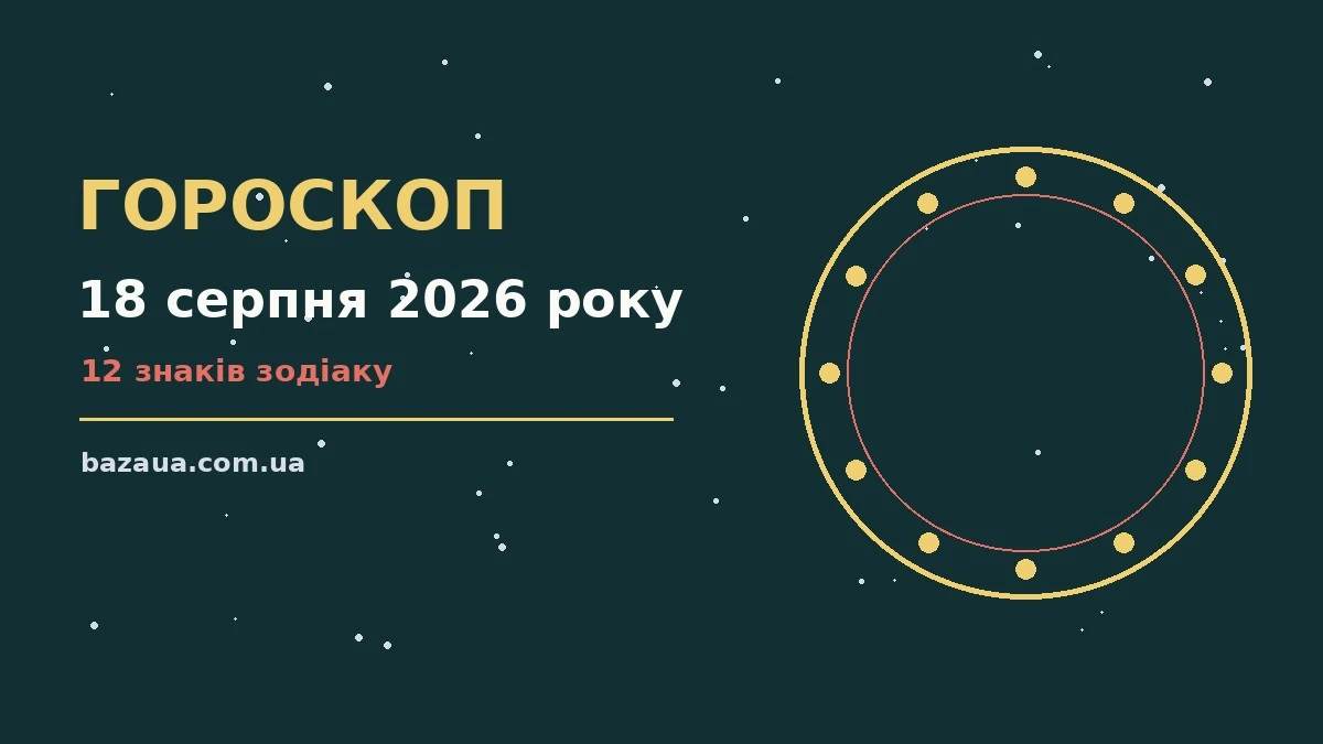 Гороскоп на 18 серпня 2026 року: головні підказки дня для планів і важливих справ