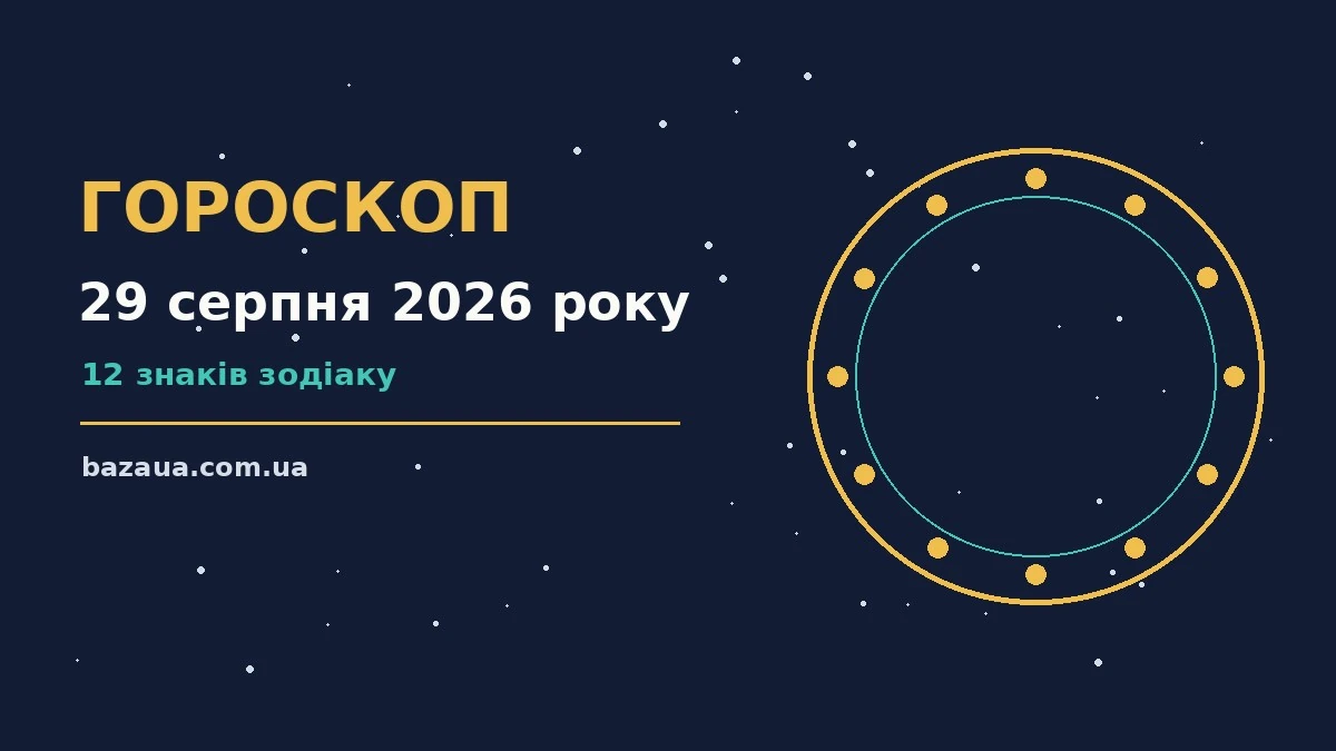 Гороскоп на 29 серпня 2026 року: головні підказки дня для планів і важливих справ