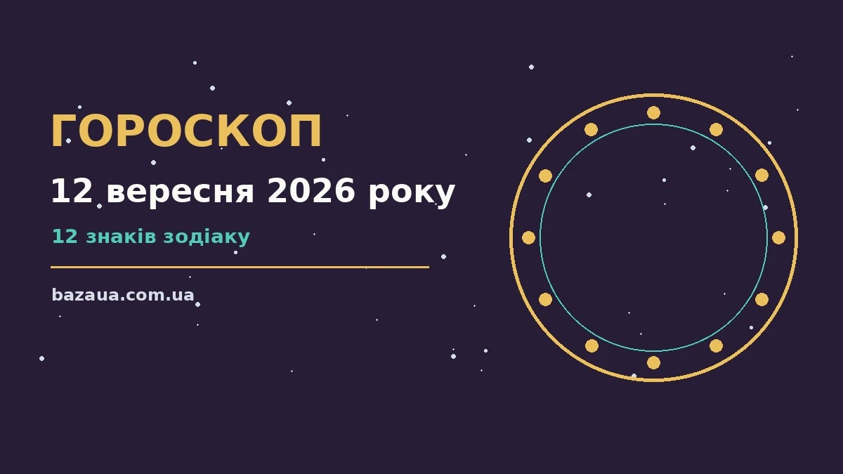 Гороскоп на 12 вересня 2026 року: головні підказки дня для планів і важливих справ