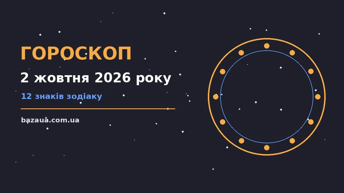 Гороскоп на 2 жовтня 2026 року: головні підказки дня для планів і важливих справ